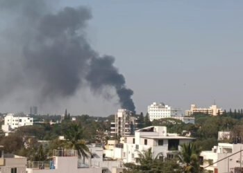 ಮೈಸೂರು ಅರಮನೆ ಮೈದಾನದಲ್ಲಿ ಬೆಂಕಿ!