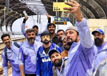 ಮೆಟ್ರೋದಲ್ಲಿ ಸುತ್ತಾಡಿದ ಕಿಚ್ಚ ಸುದೀಪ್!