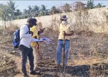 ಕುಮಾರಸ್ವಾಮಿ ವಿರುದ್ಧ ಭೂ ಒತ್ತುವರಿ ಆರೋಪ: ಸರ್ವೇ ಕಾರ್ಯ
