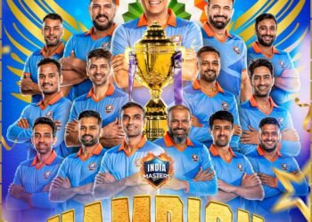 ವೆಸ್ಟ್ ಇಂಡೀಸ್ ಮಾಸ್ಟರ್ಸ್ ವಿರುದ್ಧ ಭರ್ಜರಿ ಗೆಲುವು ಸಾಧಿಸಿದ ಇಂಡಿಯಾ ಮಾಸ್ಟರ್ಸ್!