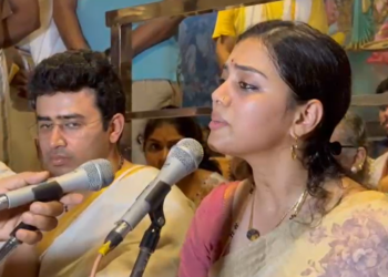 ಉಡುಪಿ ಶ್ರೀಕೃಷ್ಣಮಠದಲ್ಲಿ ಸಂಗೀತ ಸೇವೆ ನೀಡಿದ ಸಂಸದ ತೇಜಸ್ವಿಸೂರ್ಯ ಪತ್ನಿ!