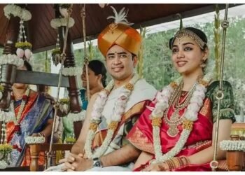 ಸಂಸದ ತೇಜಸ್ವಿಸೂರ್ಯ, ಕಲಾವಿದೆ ಶಿವಶ್ರೀ ರಿಷೆಪ್ಷನ್