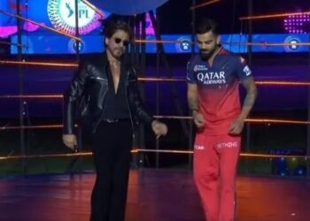 IPL 2025: ಝೂಮೆ ಜೋ ಪಠಾನ್’ ಹಾಡಿಗೆ ಡಾನ್ಸ್ ಮಾಡಿದ ಶಾರುಖ್ ಖಾನ್, ವಿರಾಟ್ ಕೊಹ್ಲಿ