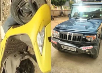 ಪೊಲೀಸ್ ಜೀಪ್ ಡಿಕ್ಕಿ: ವ್ಯಕ್ತಿ ಬಲಿ