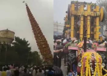 ನೆಲಕ್ಕೆ ತೇರು ಉರುಳಿ ಇಬ್ಬರು ಸಾವನ್ನಪ್ಪಿದ ಪ್ರಕರಣ: ನಾಲ್ವರು ಅಧಿಕಾರಿಗಳು ದುರ್ಮರಣ