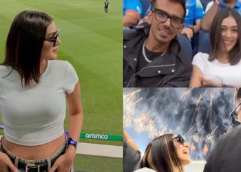 ಚಹಲ್ ಜೊತೆ ಪಂದ್ಯ ವೀಕ್ಷಿಸಿದ ಚೆಲುವೆ ಬಗ್ಗೆ ಮಾತು!