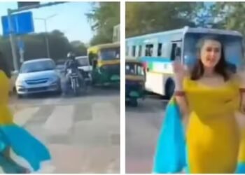Viral Video: ರಸ್ತೆ ಮಧ್ಯೆಯೇ ಪತ್ನಿಯ ರೀಲ್ಸ್: ಕಾನ್‌ಸ್ಟೇಬಲ್ ಪತಿ ಸಸ್ಪೆಂಡ್!