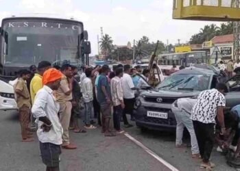 ಭೀಕರ ಅಪಘಾತ: ನಾಲ್ವರು ದುರ್ಮರಣ