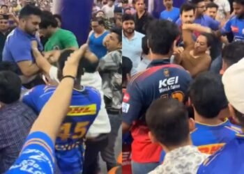 ದೆಹಲಿಯ ಅರುಣ್ ಜೇಟ್ಲಿ ಕ್ರೀಡಾಂಗಣದಲ್ಲಿ ಐಪಿಎಲ್ ಪಂದ್ಯದ ವೇಳೆ ಅಭಿಮಾನಿಗಳ ನಡುವೆ ಘರ್ಷಣೆ: ಭದ್ರತಾ ಸಿಬ್ಬಂದಿ ಮಧ್ಯಸ್ಥಿಕೆ