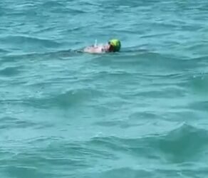 8 ಗಂಟೆ 30 ನಿಮಿಷದಲ್ಲಿ 28 ಕಿ.ಮೀ ಈಜಿ ಸಾಧನೆ ಮಾಡಿದ ವಿದ್ಯಾರ್ಥಿ