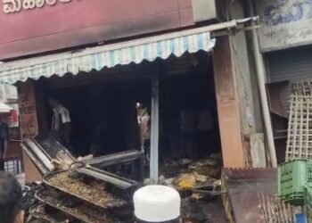 ಶಾರ್ಟ್ ಸರ್ಕ್ಯೂಟ್ ಗೆ ಬೇಕರಿ ಸುಟ್ಟು ಭಸ್ಮ