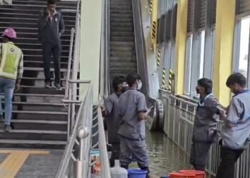 ಉದ್ಘಾಟನೆಗೆ ಸಜ್ಜಾಗಿರುವ ಮೆಟ್ರೋ ನಿಲ್ದಾಣಕ್ಕೆ ಜಲಕಂಟಕ