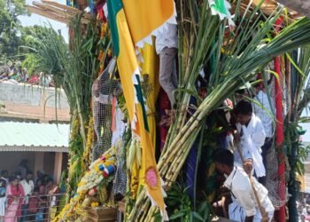 ಬಿಳಿಗಿರಿರಂಗನ ದರ್ಶನ ಮಾಡಿದ ಭಕ್ತರು