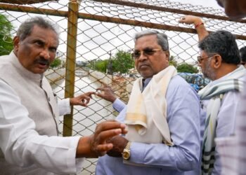 ಮಳೆಯಿಂದಾಗಿ ಹಾನಿಗೊಳಗಾದ ಪ್ರದೇಶಗಳ ವೀಕ್ಷಣೆ ಮಾಡಿದ ಸಿಎಂ