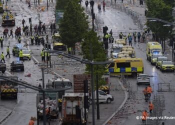 ಲಿವರ್ ಪೂಲ್ ತಂಡದ ವಿಜಯೋತ್ಸವದ ವೇಳೆ ಜನರ ಮೇಲೆ ಹರಿದ ಕಾರು