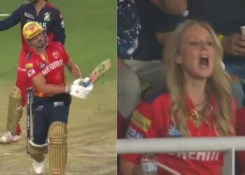 ಮಾರ್ಕಸ್ ಸ್ಟೋಯಿನಿಸ್ ಔಟಾದಾಗ ರಿಕಿ ಪಾಂಟಿಂಗ್ ಪತ್ನಿ ರಿಯಾನ್ನಾ ತೋರಿಸಿದ ಆಕ್ರೋಶ ವೈರಲ್!​