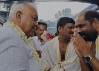 ಕೊಲ್ಲೂರು ಮೂಕಾಂಬಿಕಾ ದೇವಸ್ಥಾನಕ್ಕೆ ರಾಮಲಿಂಗಾರೆಡ್ಡಿ ಭೇಟಿ