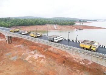 ಸಿಗಂದೂರು ತೂಗು ಸೇತುವೆಯ ಸಾಮರ್ಥ್ಯ ಪರೀಕ್ಷೆ