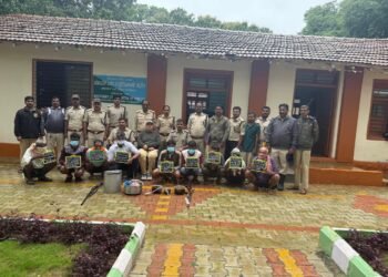 ಕಡವೆ ಬೇಟೆಯಾಡಿದ್ದ 9 ಜನ ಅರೆಸ್ಟ್