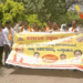 ದ್ವಿಭಾಷಾ ಶಿಕ್ಷಣ ನೀತಿ ಜಾರಿಗೆ ಆಗ್ರಹಿಸಿ ಪ್ರತಿಭಟನೆ