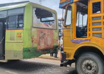 ಲಾರಿ ಚಾಲಕನ ಯಡವಟ್ಟಿನಿಂದ ಸರಣಿ ಅಪಘಾತ