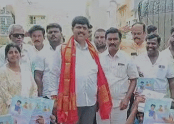 ಸರ್ಕಾರಿ ಶಾಲೆಯಲ್ಲಿ ನಿಯಮ ಉಲ್ಲಂಘಿಸಿ ಬರ್ತಡೇ ಆಚರಿಸಿಕೊಂಡ ಬಿಜೆಪಿ ನಾಯಕ !