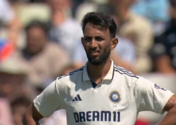ಟೆಸ್ಟ್ ಪಂದ್ಯದ ಓವರ್ಗೆ 23 ರನ್: ಪ್ರಸಿಧ್ ಕೃಷ್ಣ ಹೆಸರಿಗೆ ಅನಗತ್ಯ ದಾಖಲೆ!