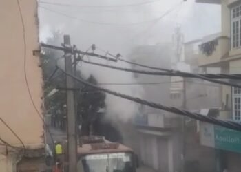 ಶಾರ್ಟ್ ಸರ್ಕ್ಯೂಟ್ ನಿಂದಾಗಿ ಬೆಂಕಿ