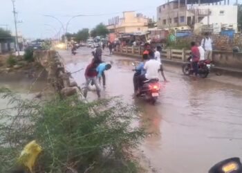 ನದಿಯಲ್ಲಿ ಬಿದ್ದ ಫೋನ್: ಹುಚ್ಚೆದ್ದು ಹುಡುಕಿದ ಯುವಕರು