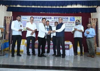 ಬೈಂದೂರು ರೋಟರಿ ಕ್ಲಬ್: ನೂತನ ಪದಾಧಿಕಾರಿಗಳ ಪದಪ್ರದಾನ