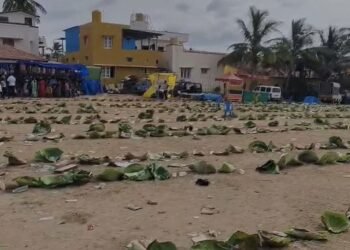 ತೋಪಿನ ತಿಮ್ಮಪ್ಪನಿಗೆ ಎಲೆ ಊಟ