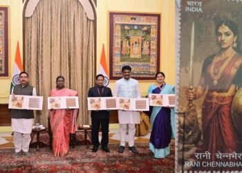 ರಾಣಿ ಚೆನ್ನಭೈರಾದೇವಿ ಅಂಚೆ ಚೀಟಿ ಬಿಡುಗಡೆಗೊಳಿಸಿದ ರಾಷ್ಟ್ರಪತಿ ಮುರ್ಮು