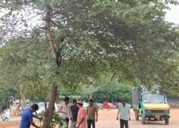 ಮರ-ಕಾಂಪೌಂಡ್ ಉರುಳಿಸಿ ರಾಹುಲ್ ಪ್ರತಿಭಟನೆಗೆ ಸಿದ್ದತೆ !? : ಸಾರ್ವಜನಿಕರ ಆಕ್ರೋಶ