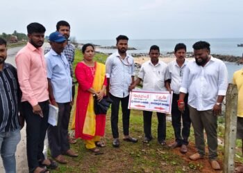 ಕಂದಾಯ ಅಧಿಕಾರಿಗಳ ನೇತೃತ್ವದಲ್ಲಿ ತ್ರಾಸಿ-ಮರವಂತೆ ಗ್ರಾಮಗಳ ಗಡಿ ಗುರುತು