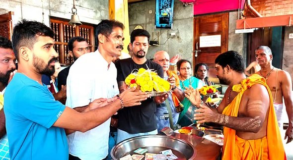 ಕೋಟ | ಸೌಜನ್ಯ ಹೋರಾಟ ಸಮಿತಿಯಿಂದ ಅಮೃತೇಶ್ವರಿ ದೇವಸ್ಥಾನದಲ್ಲಿ ವಿಶೇಷ ಪೂಜೆ