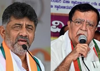 ಅವರು ಆರ್.ಎಸ್.ಎಸ್ ಗೀತೆಎಯನ್ನೂ ಹಾಡಬಹುದು, ಶಾ ಜೊತೆ ವೇದಿಕೆಯೂ ಹಂಚಿಕೊಳ್ಳಬಹುದು : ಡಿಕೆಶಿ ವಿರುದ್ಧ ರಾಜಣ್ಣ ವಾಗ್ಬಾಣ
