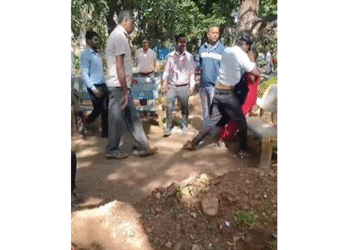 ಪಾರ್ಕ್ ನಲ್ಲಿ ಹೊಡೆದಾಡಿಕೊಂಡ ಯುವಕ, ಯುವತಿ| ಸಾಮಾಜಿಕ ಜಾಲತಾಣದಲ್ಲಿ ವೀಡಿಯೋ ವೈರಲ್‌