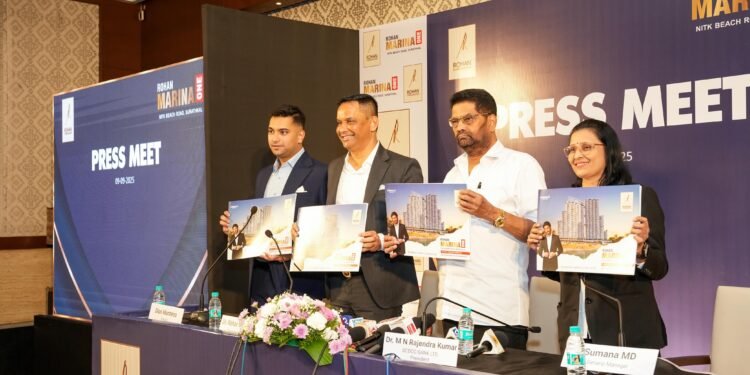 ರೋಹನ್ ಕಾರ್ಪೊರೇಷನ್ ವತಿಯಿಂದ ಮಂಗಳೂರಿನಲ್ಲಿ ಅನಾವರಣಗೊಳ್ಳಲಿದೆ, ಭಾರತದ ಮೊಟ್ಟ ಮೊದಲ ಸಂಪೂರ್ಣ ಬೀಚ್‌ ಫೇಸಿಂಗ್ ಐಷಾರಾಮಿ ಮನೆಗಳ ಯೋಜನೆ - “ರೋಹನ್ ಮರೀನಾ ಒನ್”