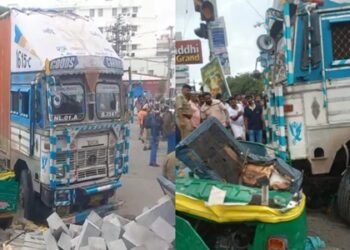 ಟ್ರಕ್‌, ಕಾರು ಹಾಗೂ ಆಟೋ ನಡುವೆ ಭೀಕರ ಅಪಘಾತ| ಮೂವರು ಸ್ಥಳದಲ್ಲೆ ಸಾವು