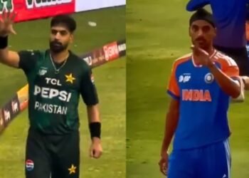 ‘ಸನ್ನೆಗಳ ಸಮರ’ದಲ್ಲೂ ಪಾಕಿಸ್ತಾನಕ್ಕೆ ಸೋಲು: ಹ್ಯಾರಿಸ್ ರೌಫ್ ದುರಹಂಕಾರಕ್ಕೆ ಮೈದಾನದಲ್ಲೇ ತಿರುಗೇಟು ಕೊಟ್ಟ ಅರ್ಷ್‌ದೀಪ್