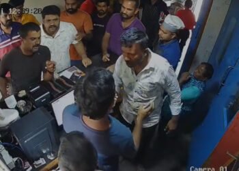 ವಾಟರ್ ಬಾಟಲ್ ಗೆ ಜಿಎಸ್ ಟಿ ಬಿಲ್ ಹಾಕಿದ್ದನ್ನು ಪ್ರಶ್ನೆ ಮಾಡಿದಕ್ಕೆ ಹಲ್ಲೆ ಮಾಡಿದ ವ್ಯಕ್ತಿ