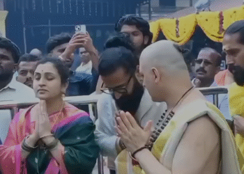 ಕೊಲ್ಲೂರು ಮೂಕಾಂಬಿಕಾ ದೇವಸ್ಥಾನದಲ್ಲಿ ರಿಷಬ್ ಶೆಟ್ಟಿ ದಂಪತಿ ವಿಶೇಷ ಪೂಜೆ