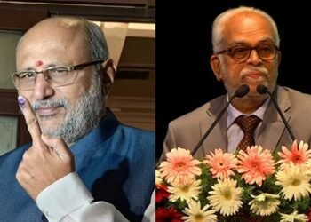 ಉಪ ರಾಷ್ಟ್ರಪತಿ ಚುನಾವಣೆ | ಮೊದಲ ಮತದಾನ ಮಾಡಿದ ನಮೋ