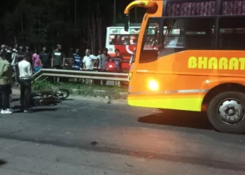 ಉಡುಪಿ: ಬೈಕ್ ಗೆ ಬಸ್ ಡಿಕ್ಕಿ, ಬೈಕ್ ಸವಾರ ಸಾವು