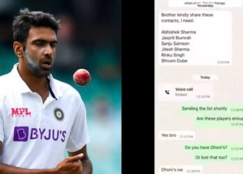 ನಕಲಿ ‘ಆಡಮ್ ಝಂಪಾ’ನ ಬಣ್ಣ ಬಯಲು ಮಾಡಿದ ಅಶ್ವಿನ್: ಧೋನಿ ನಂಬರ್ ಕೇಳಿ ವಂಚಕನಿಗೆ ತಿರುಗೇಟು!