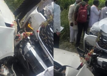 ಸಿಂದಗಿ ಶಾಸಕ ಅಶೋಕ್ ಮನಗೂಳಿ ಕಾರು ಅಪಘಾತ!