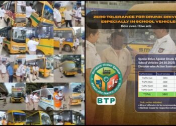 ಮದ್ಯಪಾನ ಮಾಡಿ ಶಾಲಾ ವಾಹನ ಚಾಲನೆ – 36 ಚಾಲಕರ ವಿರುದ್ಧ ಕೇಸ್.. ಲೈಸೆನ್ಸ್ ರದ್ದಿಗೂ ಸೂಚನೆ!