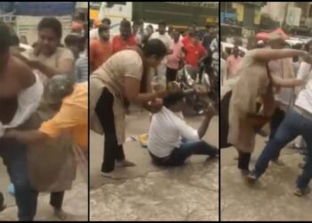 ಬೆಳಗಾವಿ | ಪ್ರೇಯಸಿ ಜೊತೆ ಸರಸವಾಡುತ್ತಿದ್ದಾಗ ರೆಡ್ಹ್ಯಾಂಡ್ ಆಗಿ ಪತ್ನಿ ಕೈಗೆ ಸಿಕ್ಕಿಬಿದ್ದ ಪತಿ.. ವಿಡಿಯೋ ವೈರಲ್!