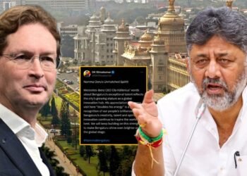 ಬೆಂಗಳೂರಿನ ಬಗ್ಗೆ ಮರ್ಸಿಡಿಸ್ ಬೆಂಜ್ CEO ಮೆಚ್ಚುಗೆ ಮಾತು | ಟೀಕಾಕಾರರಿಗೆ ವಿಡಿಯೋ ಸಮೇತ ಡಿಸಿಎಂ ಡಿಕೆಶಿ ತಿರುಗೇಟು!