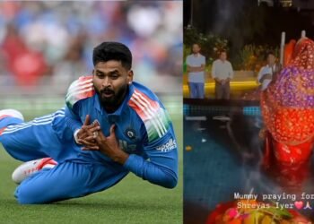 ಗಾಯಾಳು ಶ್ರೇಯಸ್ ಅಯ್ಯರ್ಗಾಗಿ ಸೂರ್ಯಕುಮಾರ್ ಯಾದವ್ ತಾಯಿ ವಿಶೇಷ ಪ್ರಾರ್ಥನೆ ; ವೈರಲ್ ಆಯ್ತು ವಿಡಿಯೋ